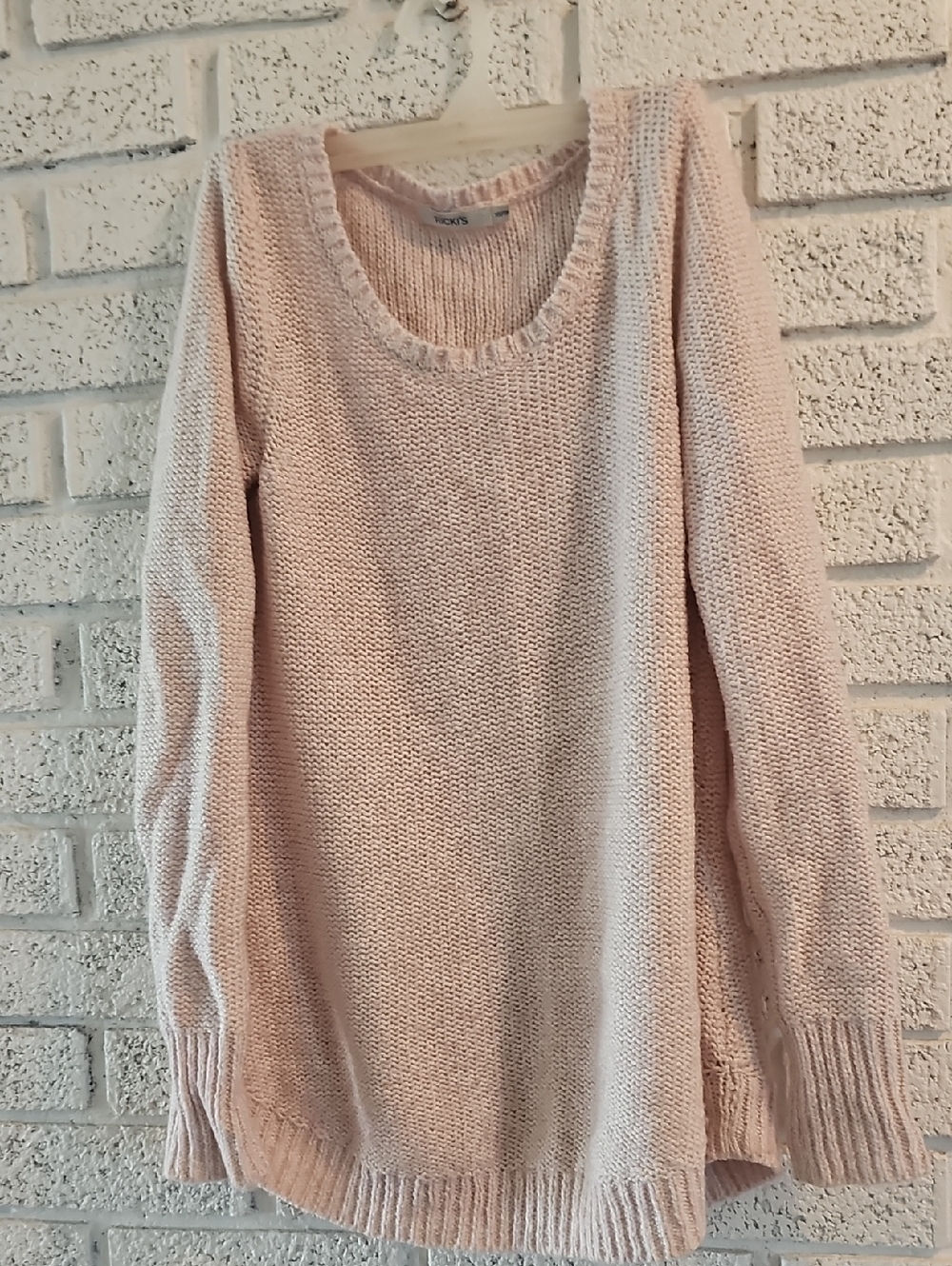 Ricki's Soft Blush Scoop Neck Knit Sweater